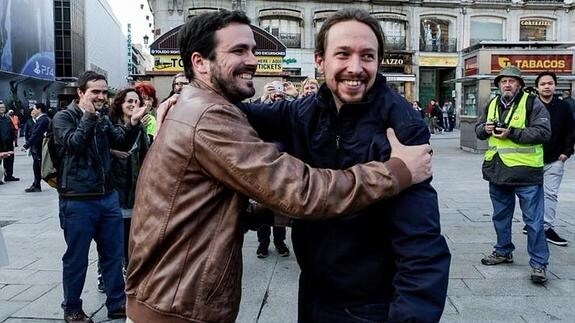 IU obtendría ocho diputados de salida tras su pacto con Podemos